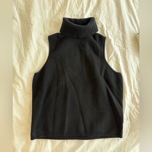 J. Crew Cashmere Sleeveless Turtleneck Sweater